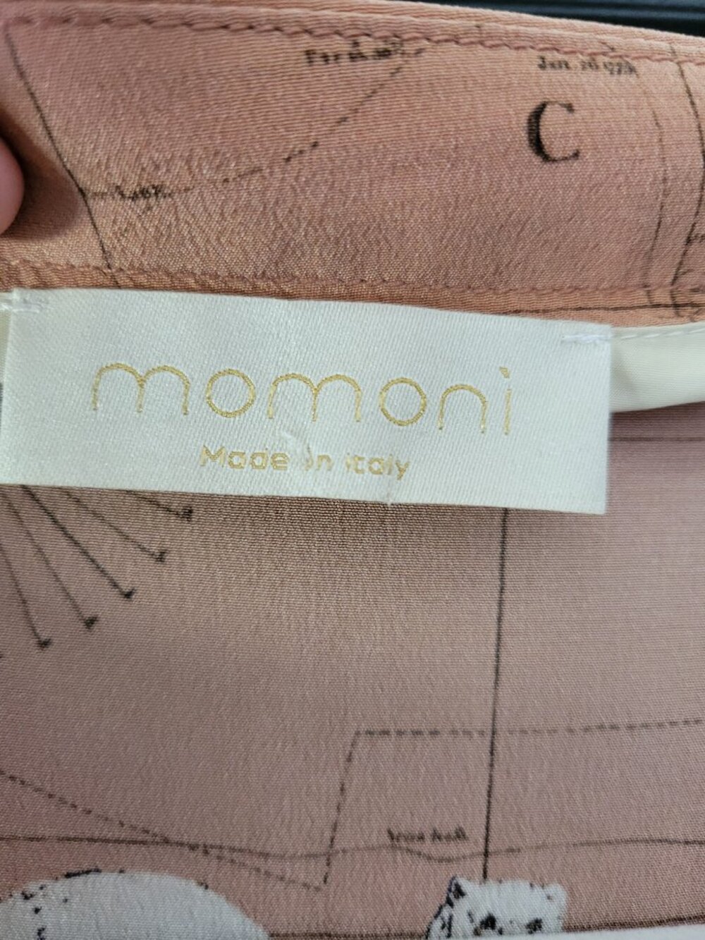 Momoni  Baltimore Multicolor Italian  Silk  Dress - Picture 3 of 10